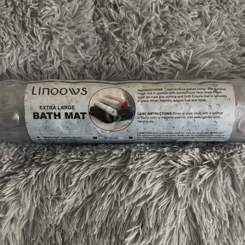 Gray Extra Large Bath Mat